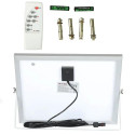 V-TAC 16W Black IP65 Solar LED Projector, Remote Control, Timer VT-40W 4000K 1050lm