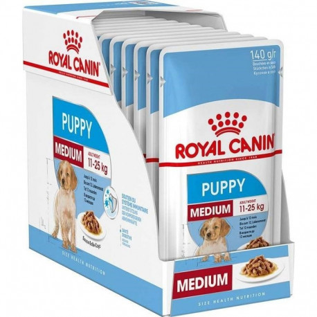 ROYAL CANIN SHN Medium Puppy kastmes märg kutsikatoit 10x140g
