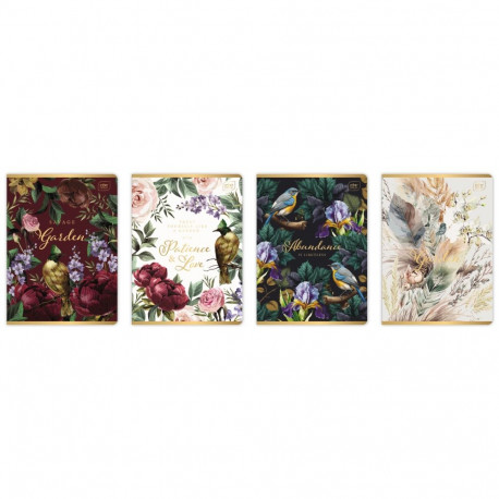 Kaustik A5 60 lehte, 70g, joon, Metallic Savage assortii, Interdruk