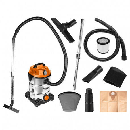 tööstuslik tolmuimeja 1400W, 30 L mahuti