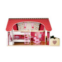 Domek drewniany dla lalek - willa D11252