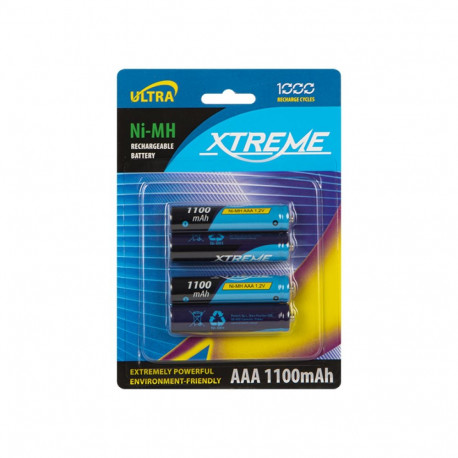 Xtreme akud 82-602# AAA Ni-MH 1100mAh 4tk