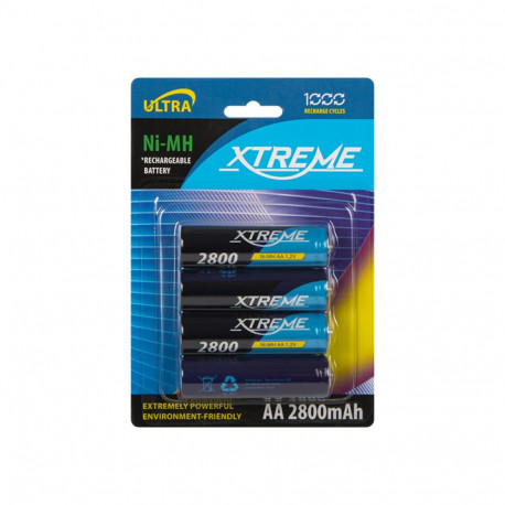 82-601# Akumulator r6 ni-mh aa 2800mah xtreme 4szt`