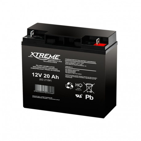 82-218# Akumulator żelowy 12v 20ah xtreme 183x165x72_5