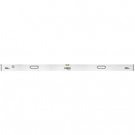 müürilatt 200 cm, 2 libellat, käepidemed (3 tk.)