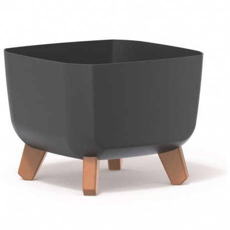 Doniczka GRACIA SQUARE DGQL240 - antracytowy