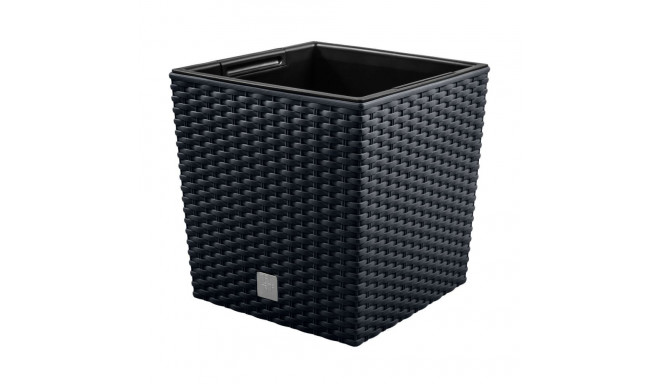 Doniczka z wkładem Rato Low DRTS225L antratsiit