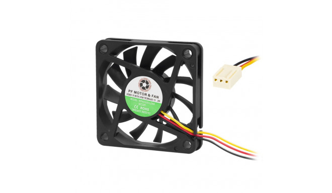 85-601# Ventilaator 60x10 12v 6010d12 liuglaager