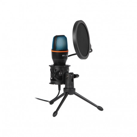 33-053# stuudiomikrofon statiiviga blow led