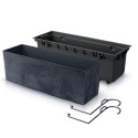 Doniczka z hakami Urbi Case Beton Effect DUC600EW antracyt