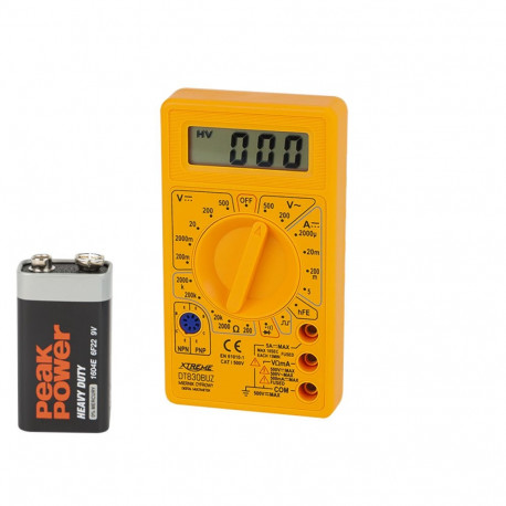 50-001# Miernik cyfrowy dt830buz xtreme yellow