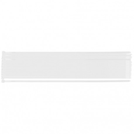 Opaski zaciskowe EXTREME 9.0 x 550 mm, białe, 50 szt.