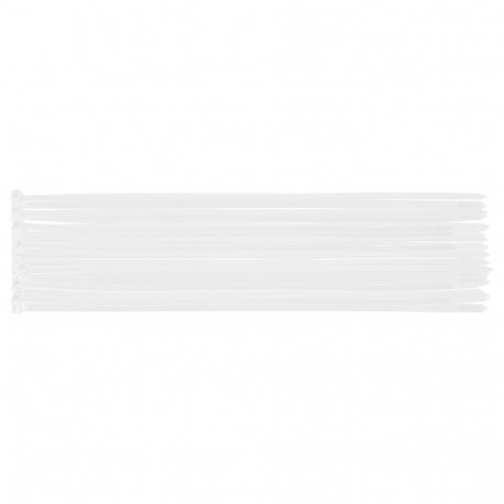 Opaski zaciskowe EXTREME 7.6 x 400 mm, valged, 50 tk