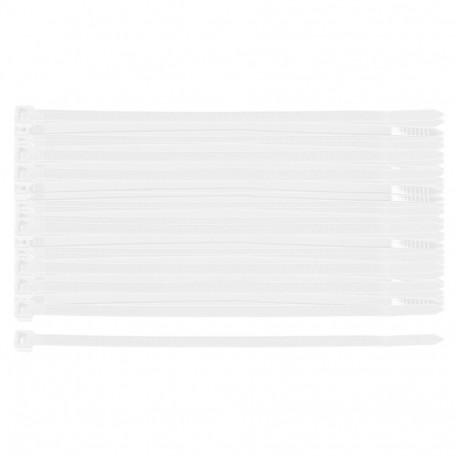 Opaski zaciskowe EXTREME 4.8 x 150 mm, białe, 100 szt. (5 tk.)