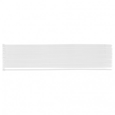 Opaski zaciskowe EXTREME 3.6 x 300 mm, białe, 100 szt.