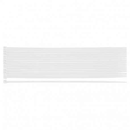 Opaski zaciskowe EXTREME 2.5 x 200 mm, białe, 100 szt. (5 tk.)