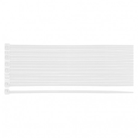 Opaski zaciskowe EXTREME 2.5 x 80 mm, valged, 100 tk (5 tk)