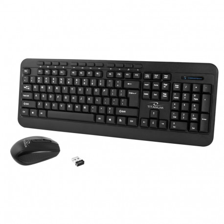 TK109 Titanum juhtmevaba 2.4ghz usb komplekt akron