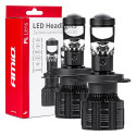 Żarówki samochodowe led seria pl lens h4/h19 soczewka 6000k canbus amio-03667