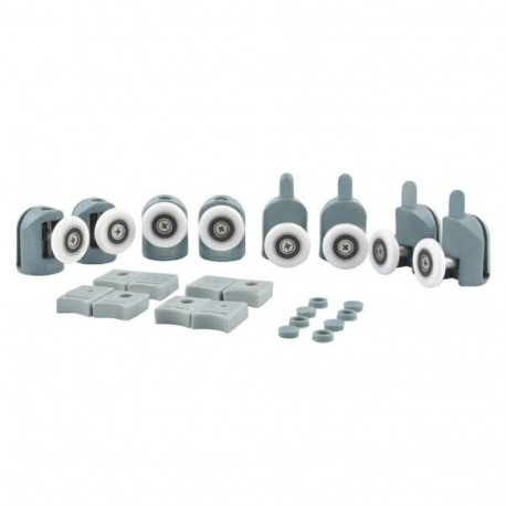 Kółko do kabiny prysznicowej - zestaw 8 szt