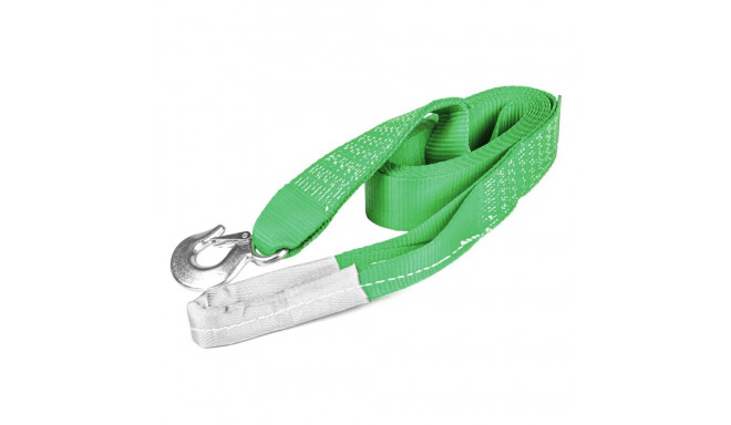 Lina holownicza linka do holowania taśmowa 8000 kg 70 mm 5 m hak + ucho amio-03994