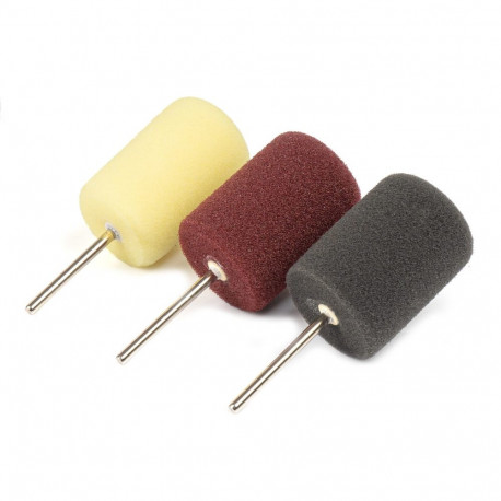 Ovaalsed mini poleerimispadjad detailide poleerimiseks komplekt 3 tk amio-03716