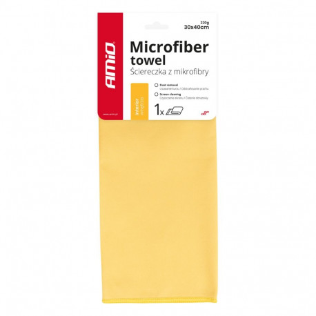 mikrokiust lapp auto salongi pesemiseks, puhastamiseks, koristamiseks 30x40 cm amio-03744