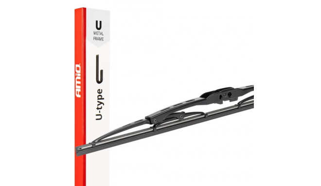 Metallist raamiga universaalne u-tüüpi auto klaasipuhasti 17" 425 mm 43 cm amio-04007