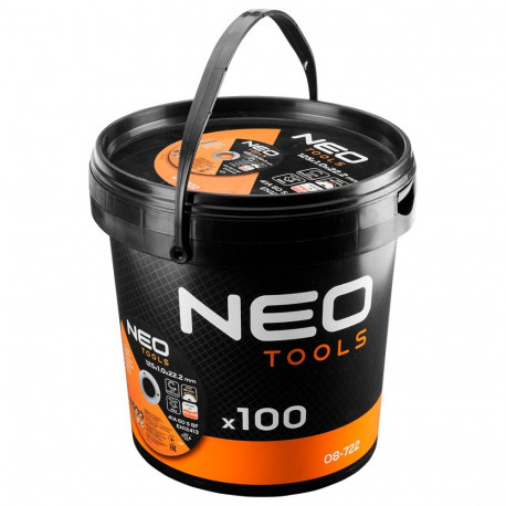 Metalli/INOX lõikekettad 125 x 1.0 x 22,2mm, 41 A60-S-BF, 100 tk ämbris. Valmistatud PL-s