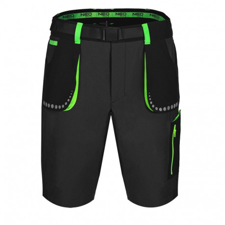 Krótkie spodenki PREMIUM, 4 way stretch, czarne, rozmiar XS