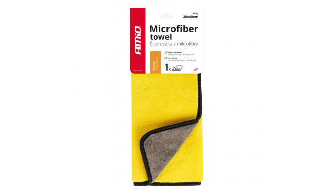 mikrokiust auto kuivatamise rätik 60x40 cm amio-03756