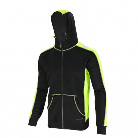 Bluza z elementami odbl. czarno-żółta, "xl", ce, lahti