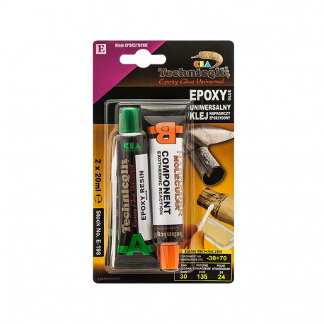 3398# universaalne epoksiidliim 2x20ml technicqll