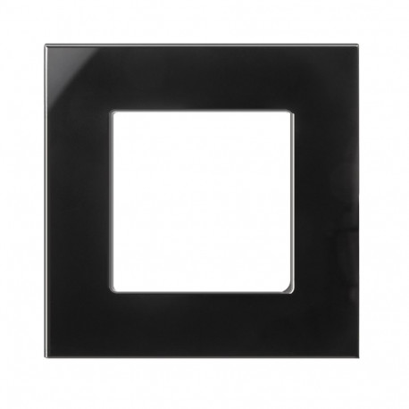 Maclean klaasraam MCE730B ühekohtaline 86x86mm, must