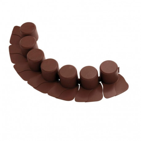 Palisada ogrodowa najazdiga IPAL7 4,05m pruun