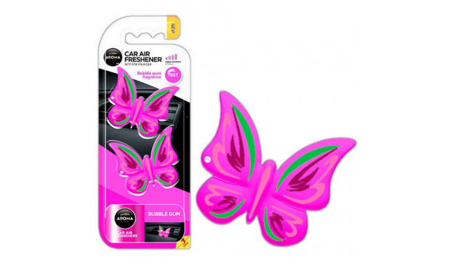 Odświeżacz powietrza aroma fancy shapes butterfly bubble gum