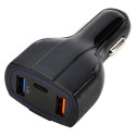 PLS34E Ładowarka sam. qc 3.0 typ-c 2xusb
