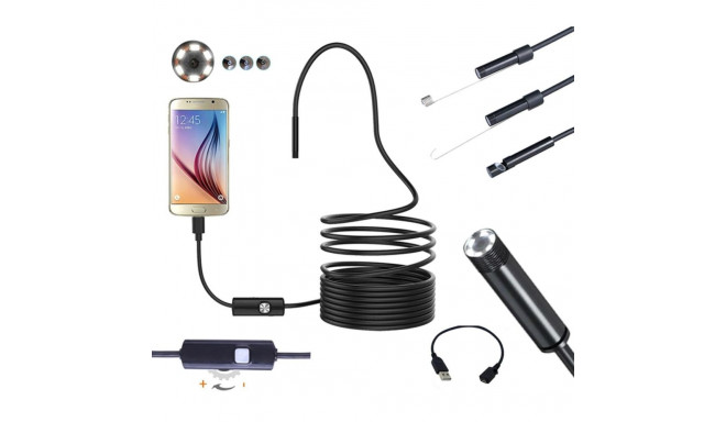 AK252A endoskoopkaamera 5,5 mm android 5 m