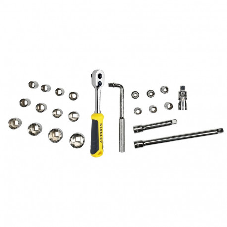 23-osaline padrunikomplekt 1/2" 12-kant transmodule süsteem