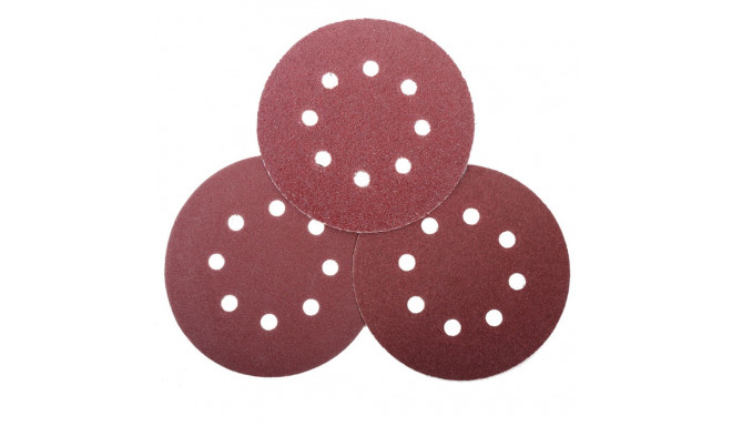125 mm Konks- ja aaslihvketas avadega, 5 tk, jämedus 40, Proline