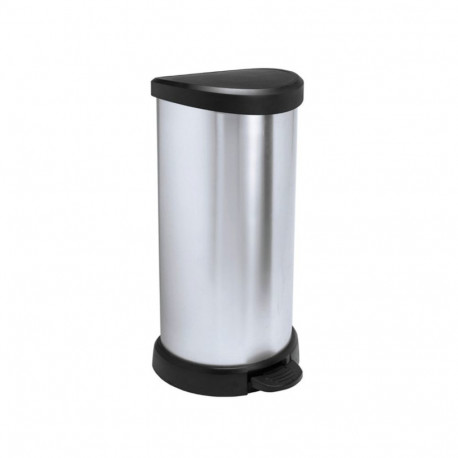 Curver 40L metallik pedaaliga prügikast