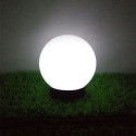Solarna lampa wolnostojąca ogrodowa GreenBlue, kula 20x20x53cm, bialy LED, GB123