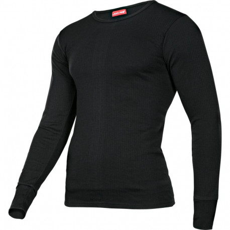 Koszulka ocieplana długi rękaw czarna, "l", ce, lahti