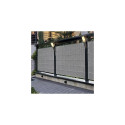 Taśma ogrodzeniowa 19cmx35m 450g/m2 szara 23697