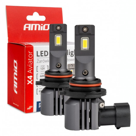 led-autopirnid seria x4 aviator hb4 6500k canbus amio-03767