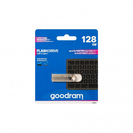 Goodram mälupulk uno3 66-323# 128GB USB3.2