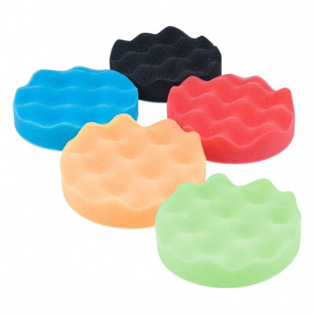 komplekt poleerimiskäsnasid takjaga 5 tk 80 mm amio-03707