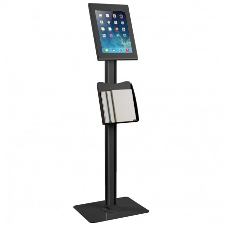 Maclean tahvelarvuti reklaamstatiiv MC-867 B lukustatav põrandale iPad Pro (Gen 3) 12.9", must