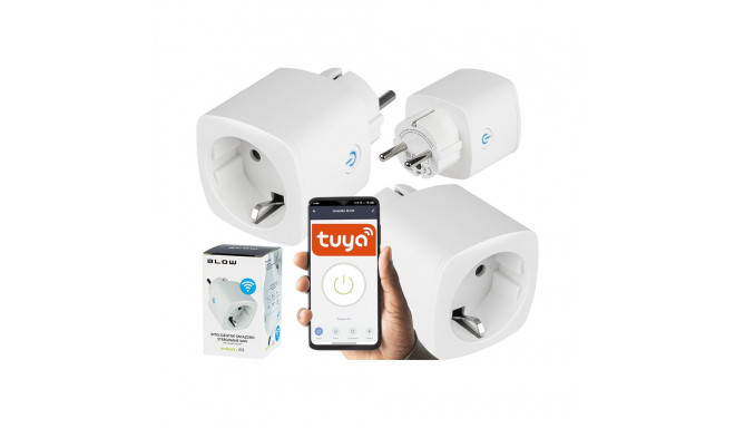 72-075# Inteligentne gniazdko sterowane wifi tuya v3 białe