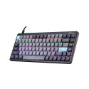 Klawiatura mechaniczna Tracer FINA 84 Blackcurrant (Outemu Red Switch)